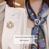 High-End Dual-Purpose Flower Brooch & Scarf Buckle Corsage Pin