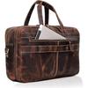 Leather Briefcase for Men, Top Choice Gifts, Handcrafted Laptop Bag