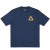 Palace Футболка P-3 Outline Темно-синяя, унисекс, синяя P26TS198