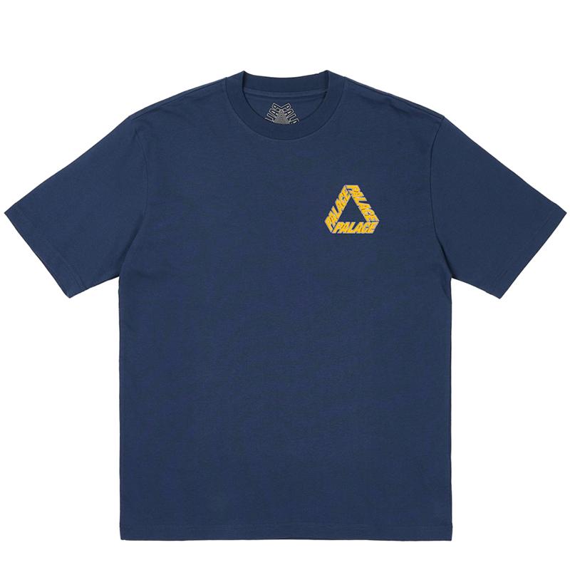 Palace Футболка P-3 Outline Темно-синяя, унисекс, синяя P26TS198