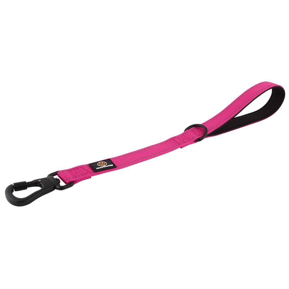 Короткий поводок для дрессировки из нейлона для средних и крупных собак - прочный тяговый трос