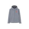 Champion All-Weather Series Solid Color Zipper Hooded Fleece Woven Jacket Men Jackets Cloud-Gray 152410602-5