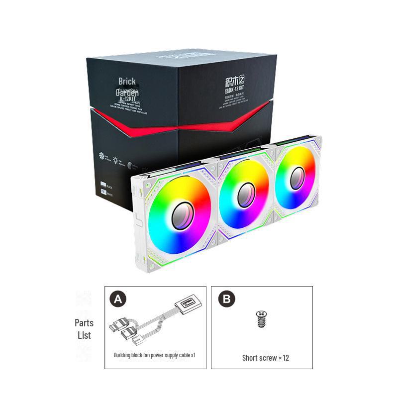 Prism 4-го поколения Pro ARGB охлаждающий вентилятор с 3-контактным 5V контроллером синхронизации для компьютерных корпусов