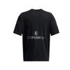 Under Armour Футболка с коротким рукавом и круглым вырезом с надписью Badge Of Honor Letter Print, мужские топы, черная 1386892-001