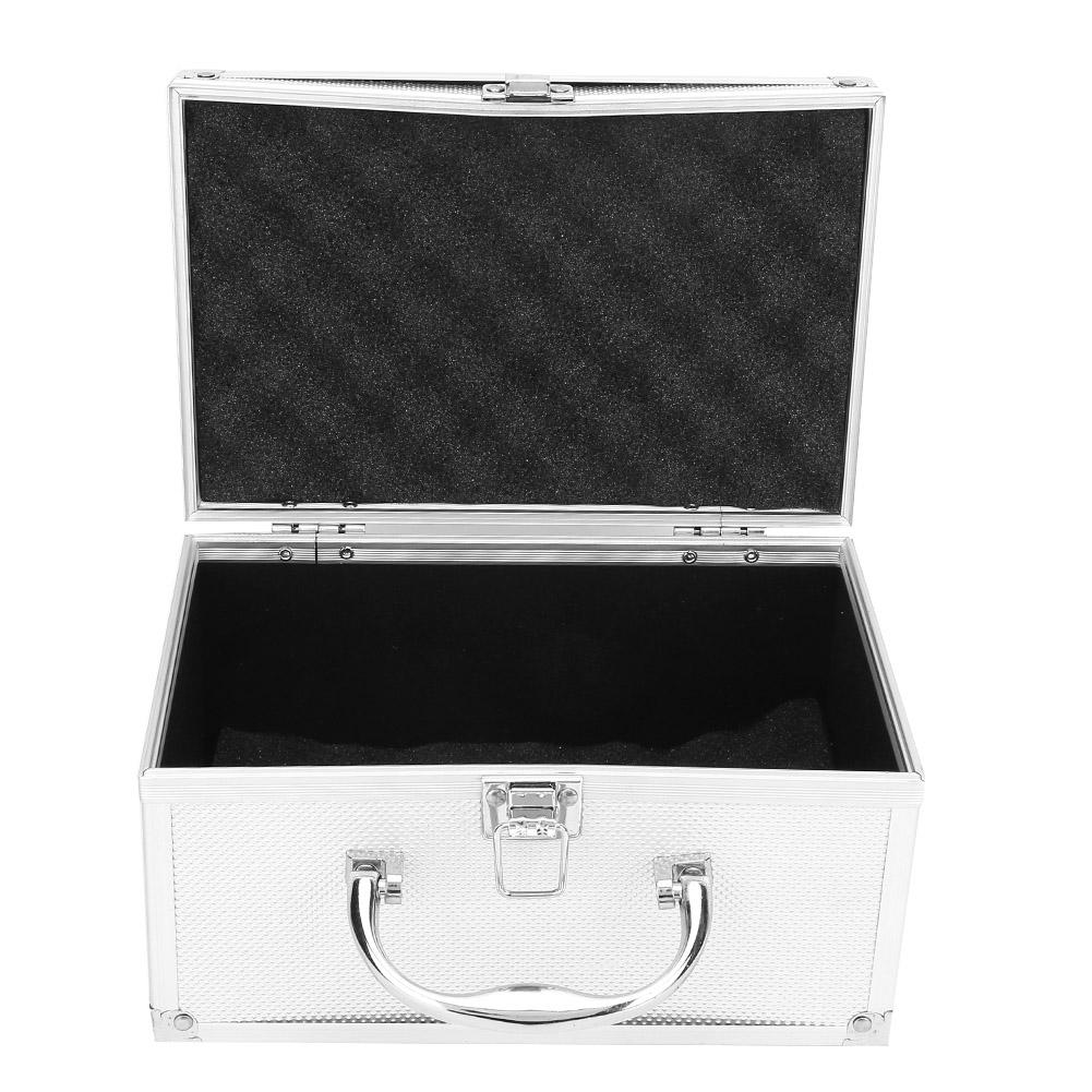 230*150*125mm Aluminum Alloy Toolbox Portable Display Case Instrumentation Box