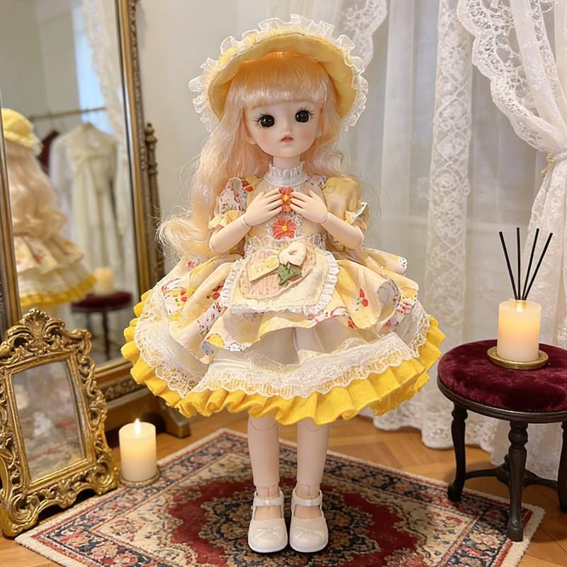 Набор одежды для кук Лолита 30 см 6-точечные куклы BJD Только одежда Не плюшевая игрушка Для девочек Возраст 4-6 лет