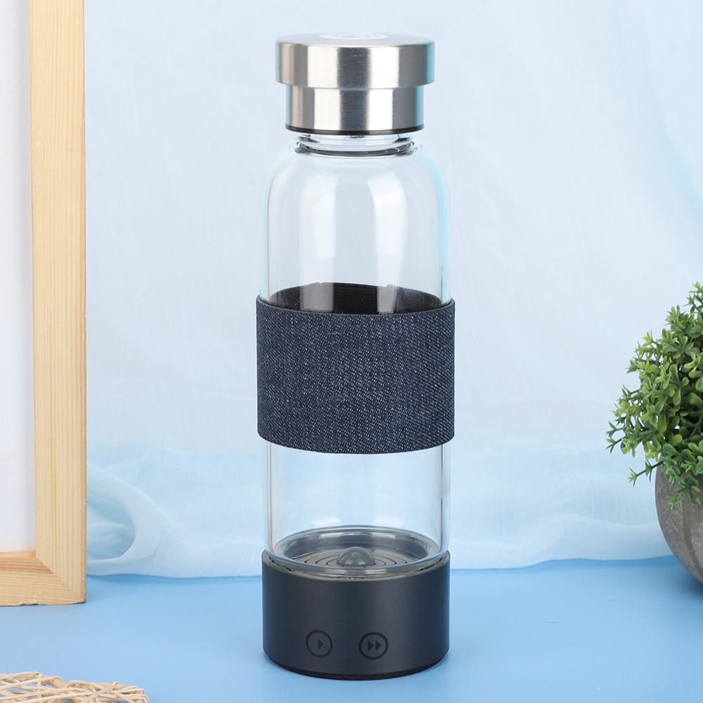 480ml 1300mAh Portable USB Rich Hydrogen Cup Electrolysis Ionizer Water Generator Bottle