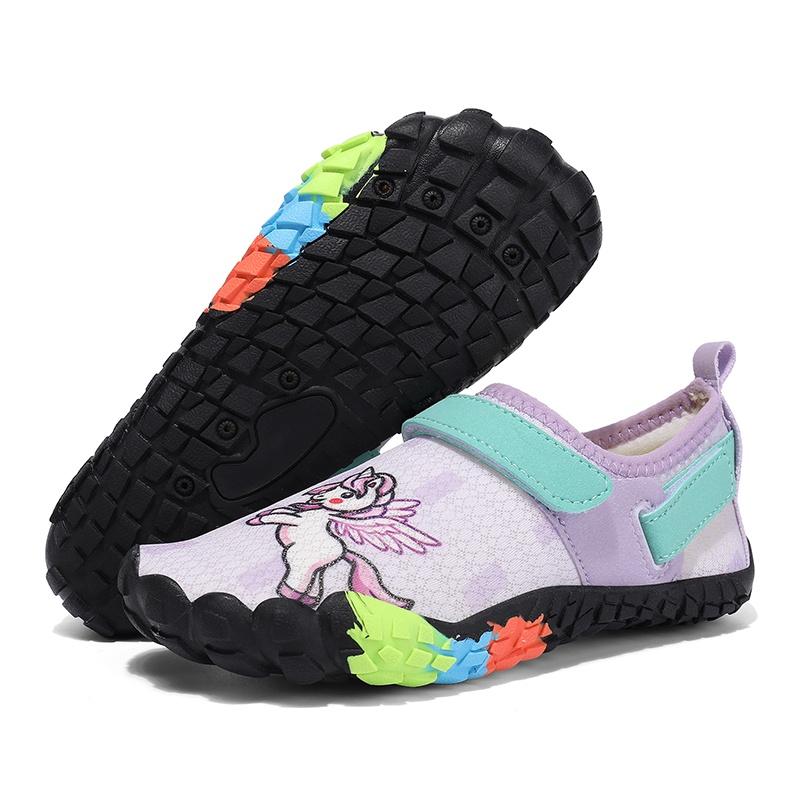 Kids Quick Dry Water Shoes Lightweight Aqua Beach River Walking Barefoot Style Non Slip Outdoor Sandals For Summer Daily Use