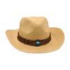Премиальная ковбойская шляпа Прерии Солнцезащитная шляпа для путешествий и пляжа Соломенная шляпа Знаменитая соломенная шляпа