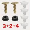 Wheel Trim Fastener Clips 2* Metal Screws 2* Plastic Nuts for Vauxhall Corsa Nut Plastic Screw Tailgate Trim Panel Fasteners