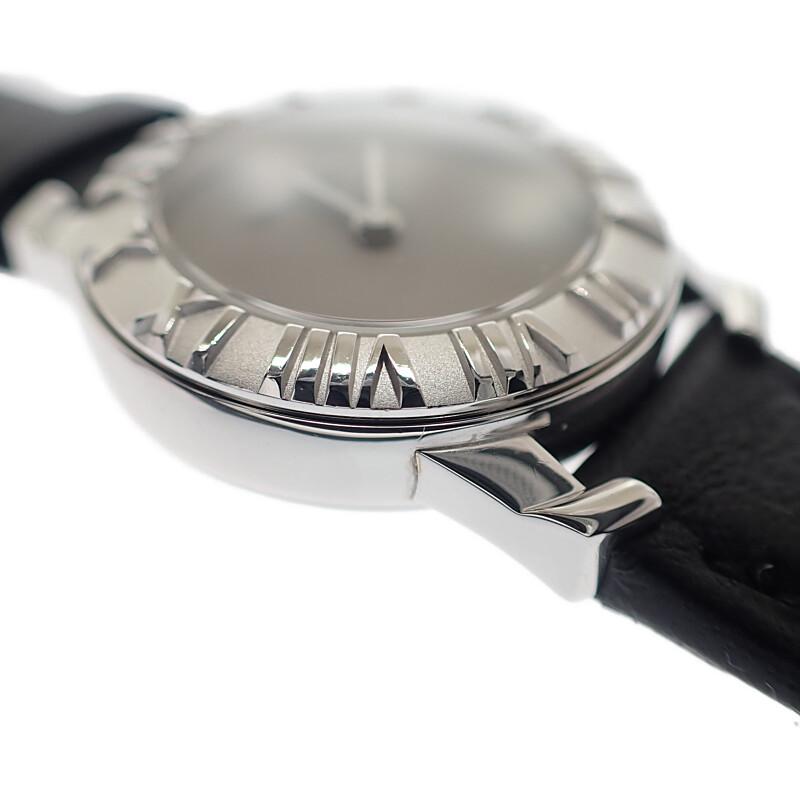 TIFFANY&Co.  Watches Silver Silver925/leather Women grayDial