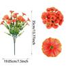 1/2Pcs Daisy Artificial Flowers Bouquet for Home Decor Fake Flowers Garden Wedding Decoration Outdoor Potted Flower Arrangement