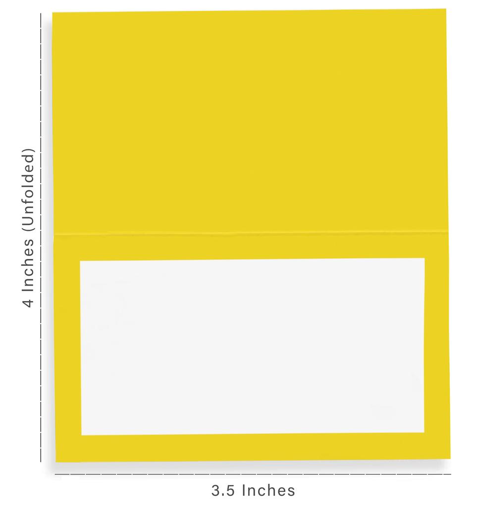 Inkdotpot Pack Of 24, Solid Tent Tables Place Cards For Table Setting For Wedding Thanksgiving- Christmas Holiday Wedding Name Escort Cards