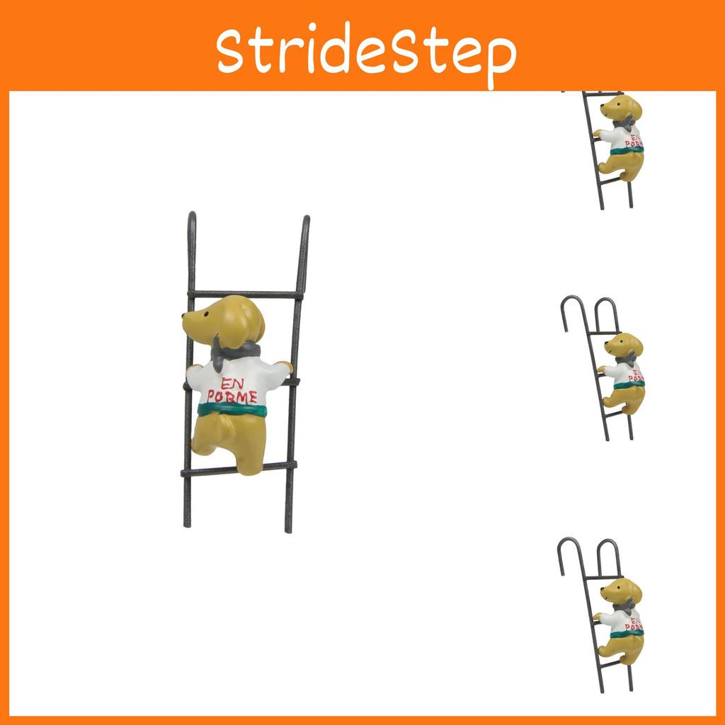 Miniature Climbing Resin Stairs Little Dog Display Ornament For Room Decor