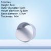 Круглая форма для торта 2-9 дюймов со съемным дном DIY из алюминиевого сплава Форма для выпечки чизкейка Инструменты для украшения десертов из мастики