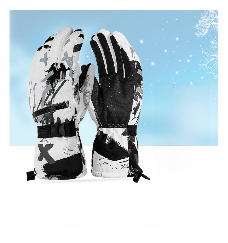 Unisex Winter Ski Gloves: Warm, Waterproof, Touchscreen-Compatible for Outdoor Activities
