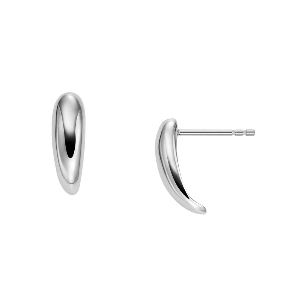 Серьги-гвоздики Skagen ANJA PEBBLE из нержавеющей стали серебристого тона SKJ1853040 для женщин,