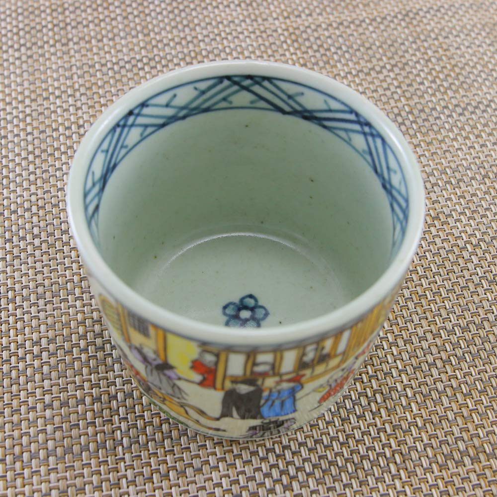 Соба чоко Арита посуда Энзаэмон печь картина свиток соба чоко иностранец чашка Эдо чайная чашка японская посуда керамика Санкай Риши