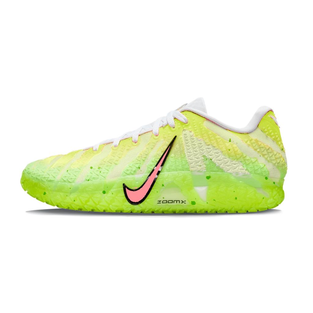 Nike Ja Morant 3 Lime Honey Peach Low top Basketball Shoes Men's Pink Green IH0797-100(Team296-)