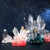 DIY Crystal Epoxy Resin Mold Crystal Cluster Irregular Stone Silicone Mold 3D Ornaments Handicraft Necklace Earrings Pendant Epoxy Resin Mold