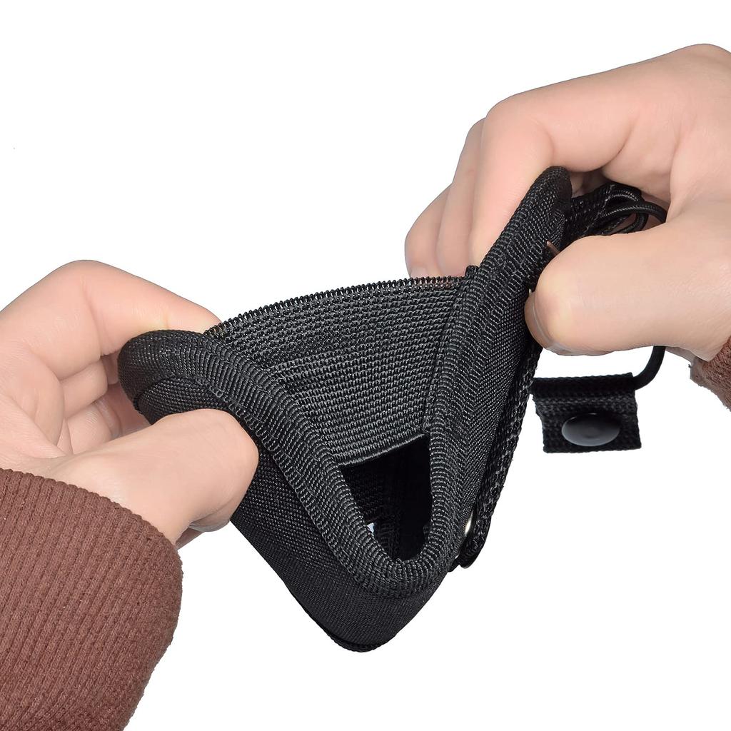 YNIBST Маленький держатель для радио, совместимый с указанными маломощными трансиверами Удобный чехол для радио Набор из 2 штук Материал из нейлоновой ткани, совместимый с