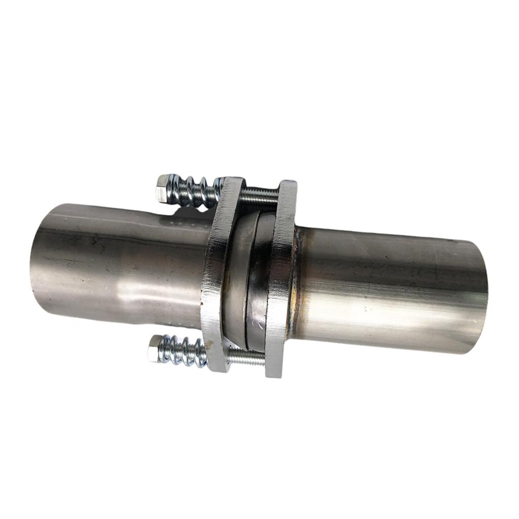 Universal Stainless Exhaust Flange Spring Bolt Coupling 3 Inch Pipe Repair Connector for Flange Exhaust Systems