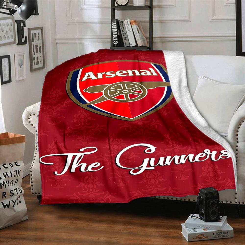 Arsenal Blanket Soft Warm Cozy Great for Office Chair Couch Office for All Seasons Playful Design Best Holiday Gift for Friends Family