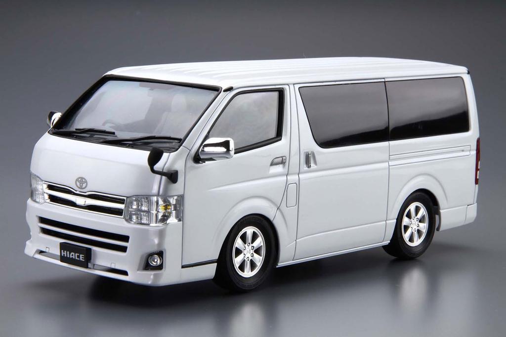 Aoshima Bunka Kyozai Модель автомобиля Toyota TRH200V Hiace Super GL Масштаб Пластиковая модель (АОСИМА) '10 1/24