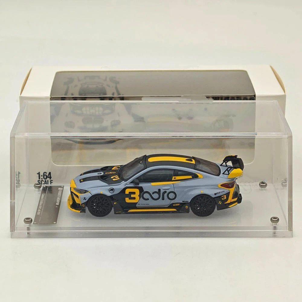 SW 1/64 for M4 G82 Full Widebody Kit Sports Diecast Model Car Miniature Limited Edition Collection Toy Vehicle Models