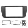 Car Fascia 2DIN Audio CD DVD Modified Panel Frame Replacement for SEAT Ibiza 2008‑2015