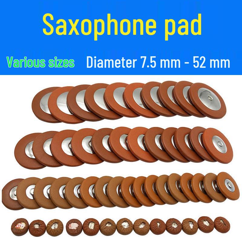 Sheepskin Leather Pads for Alto Saxophone (High-Note Key, 19-30mm)