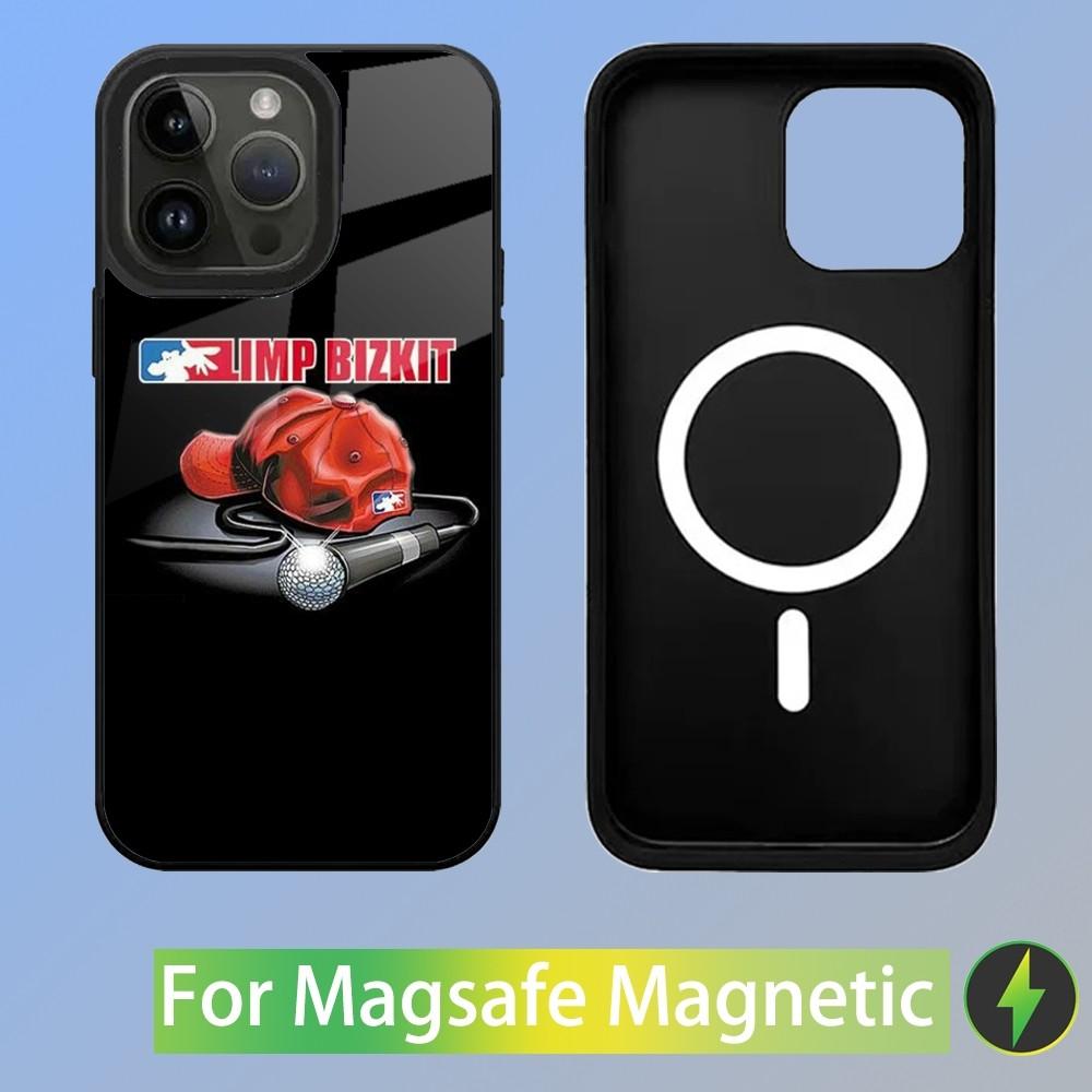 L-Limp B-Bizkit Rock Band Phone Case For iPhone 15,14,13,12,11,Plus,Pro,Max Mini Magsafe Magnetic Wireless Charging