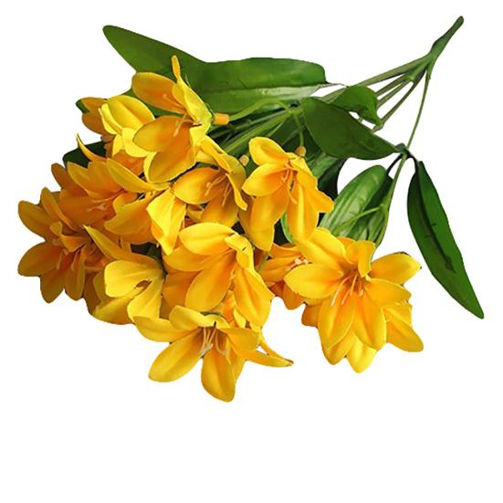 Букет из искусственных лилий, цвета в ассортименте