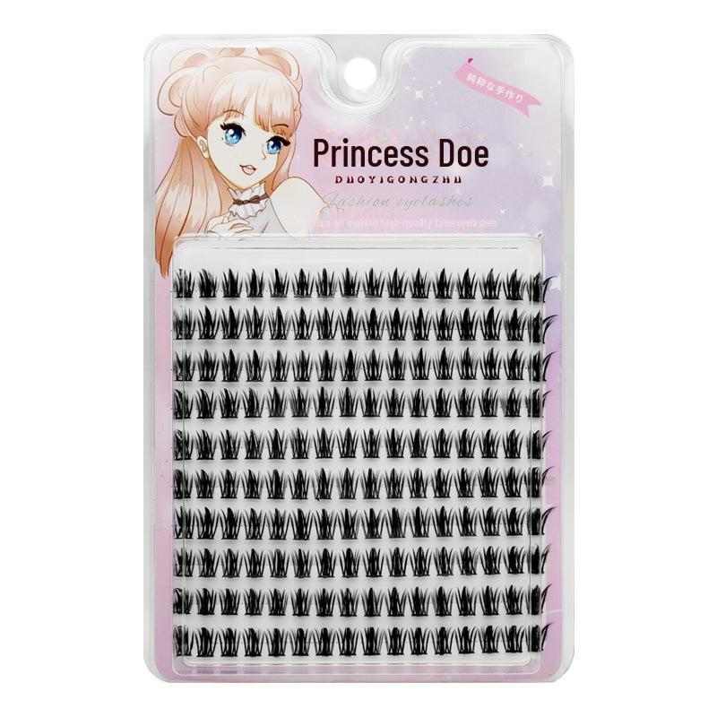 10 штук в упаковке, накладные ресницы естественного вида: Дизайн в виде подсолнуха, простота нанесения, супертонкий стебель для начинающих.