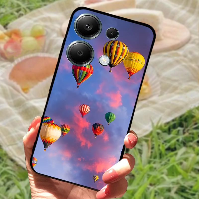 Чехол для Poco M6 Pro 4G Чехол Poco M6 4G Силиконовый Мягкий Мраморный Бампер Coque для Xiaomi Poco F6 Redmi Turbo 3 5G Защитные Fundas