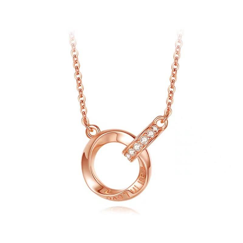 Ожерелье для пар, памятный подарок «Отдаленная любовь», мужская и женская цепочка на ключицу