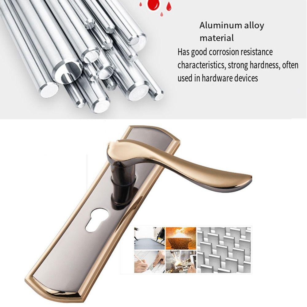 Easy Install Bedroom Interior Door Lock Vintage Interior Door Knobs Security Lock Household