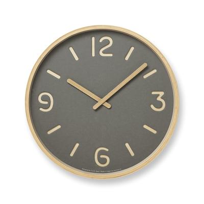 Настенные часы Thomson Paper Analog Wooden Frame Gray GY Lemnos Диаметр x Глубина NY18-15 30,5 5,2 см