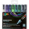 Markers - POSCA - PC5M - Medium Conical Tip - Set of 8 - Assorted Colors