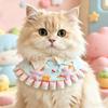 Dog Bandanas Adjustable Snap Button Pet Bib Breathable Cute Bear Print Pet Scarf for Daily Use Birthdays Photos