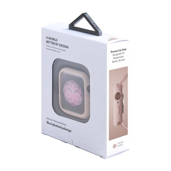 Etui do Apple Watch Series 4 UNIQ Lino Różowy