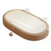 Cat Scratcher Bed Oval 4 Seasons Universal Prevents Flaking Abrasion Resistant Cat Scratch Pad Bowl