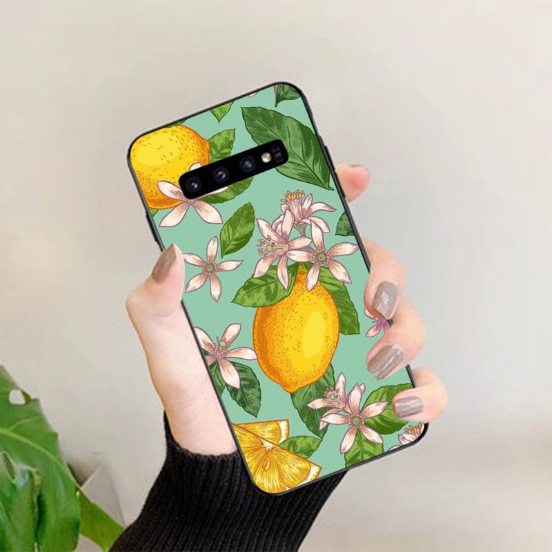 Летние зеленые листья фрукты лимон Чехол для телефона для Samsung A51 A30s A52 A71 A12 для Huawei Honor 10i для OPPO vivo Y11 чехол