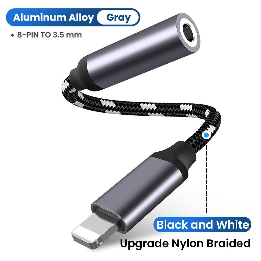 Для iPhone 3,5 мм AUX кабель-адаптер для iPhone 13 12 Pro адаптер разъем для наушников мини-аудио разветвитель для iOS 14 выше адаптера