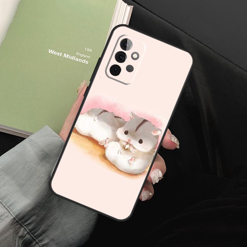 Чехол для телефона с рисунком хомяка для Samsung Galaxy A54 A34 A14 A52 A32 A22 A12 A51 A71 A50 A70 A13 A33 A53