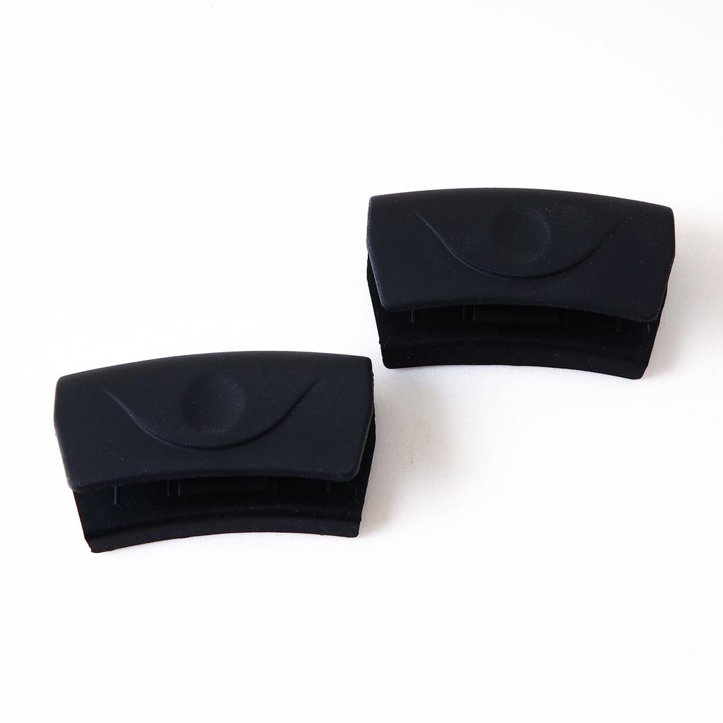 1 пара силиконовых зажимов для ушей, креативный зажим, чугунная ручка для микроволновой печи, изоляционный зажим для рук, набор ушей для горшка