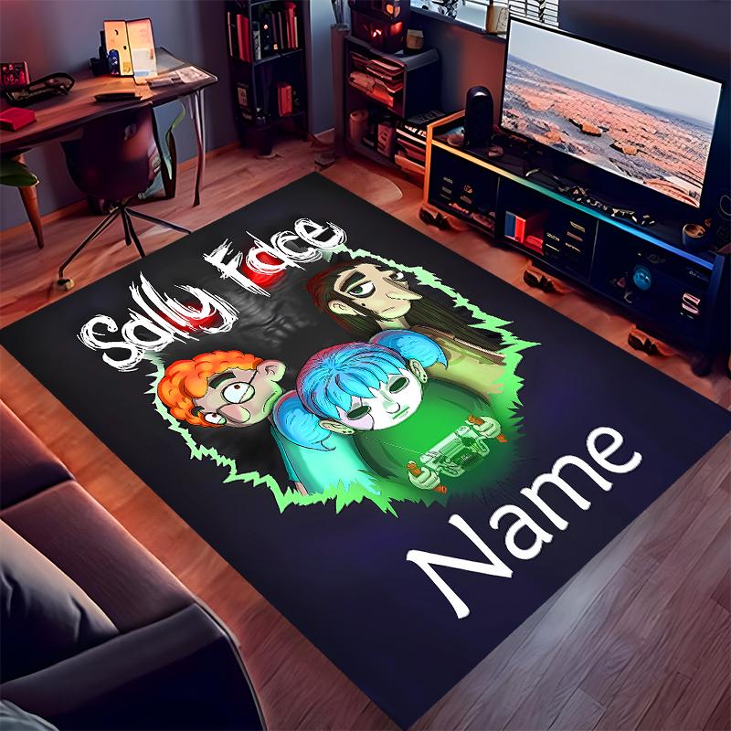Custom personalization Sally Face Print Area Rug - Soft, Washable Non-Slip Indoor Mat,Living Room,Home&Office Decorative Rug