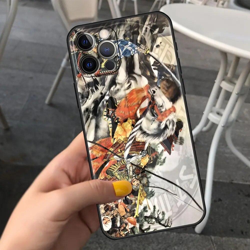 Чехол для телефона Samurai Japan Art для iPhone Samsung Galaxy Redmi Xiaomi Oppo OnePlus Note SA 7 8 9 10 11 12 13 14 20 21 22 23 53 54 Pro Max Plus Ultra