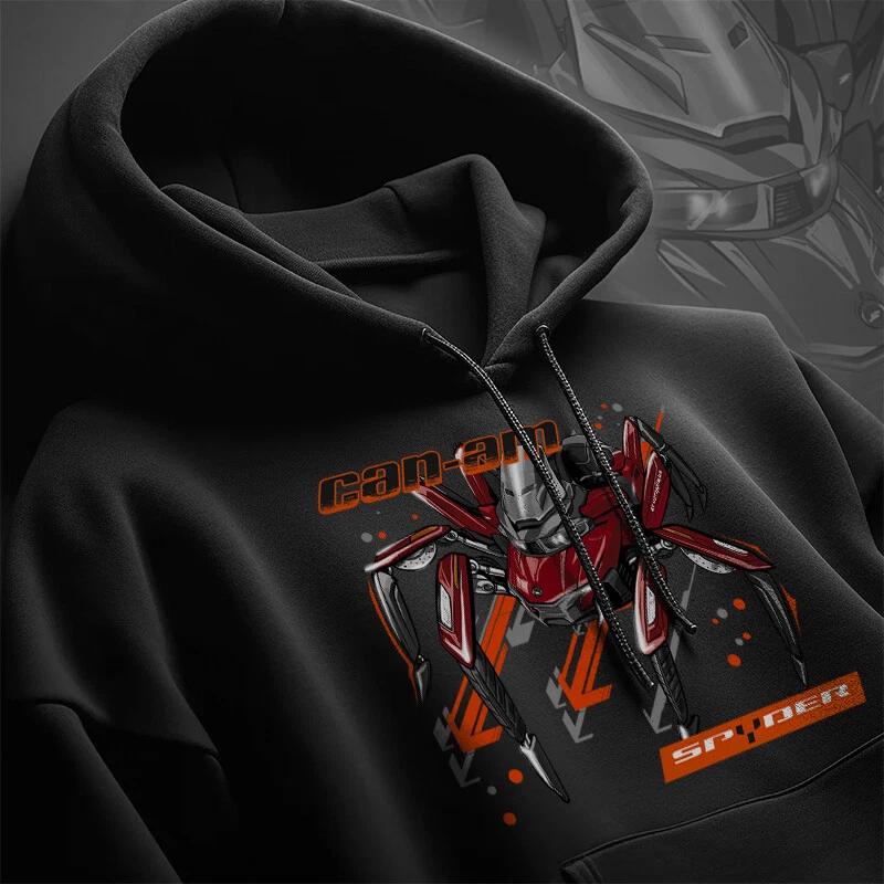 Can Am Spyder RT 2020 - 2024 Motorcycle Hoodie Pullover for 3-Wheel Riders