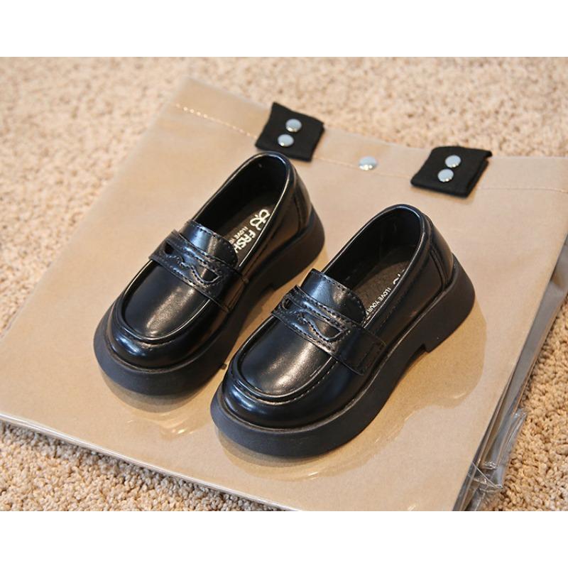 Корейские ретро повседневные детские туфли из кожи, новые осенние туфли в британском стиле